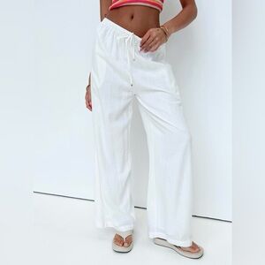 Princess Polly Ogilvie Linen Blend Pants